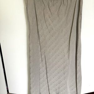 Eileen fisher raw silk skirt